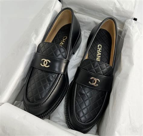 chanel loafer leather|Chanel loafers nordstrom.